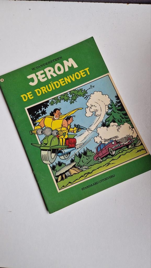 Jerom De Druïdenvoet - Willy Vandersteen stripboek, Eén stripboek, Ophalen of Verzenden, Gelezen, Willy Vandersteen