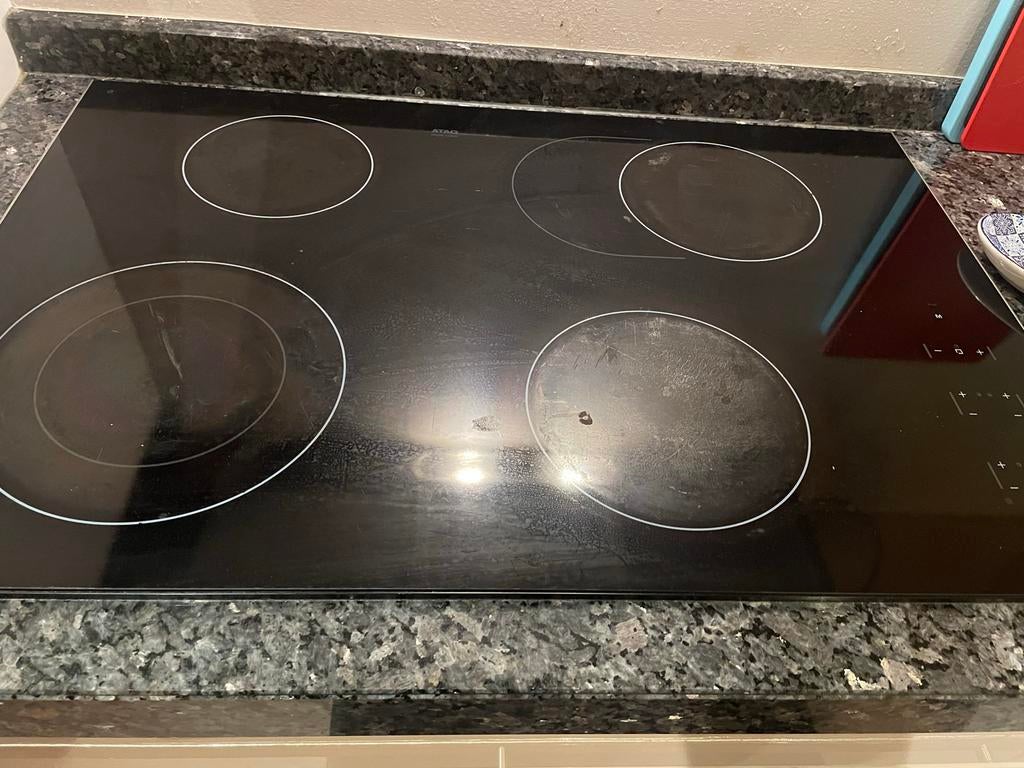 ATAG Keramische Inbouw Kookplaat 77x51 cm, Gebruikt, Keramisch, Inbouw, 4 kookzones