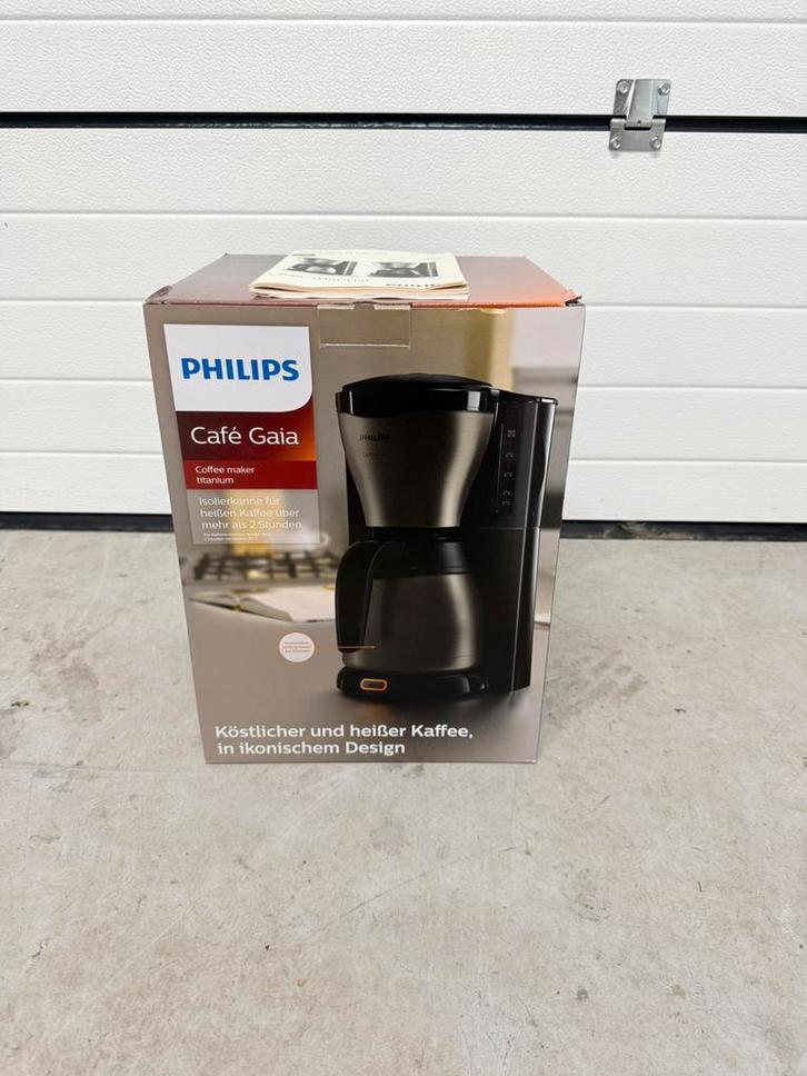 Philips Gaia HD7547/80 Titanium - Nieuw in doos -, Witgoed en Apparatuur, Koffiezetapparaten, Nieuw, Koffiemachine, Ophalen