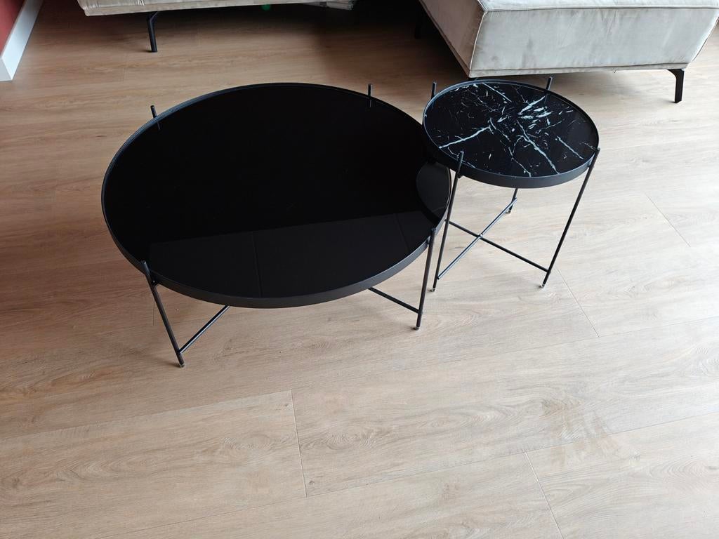 Salontafels van het merk Zuiver, Huis en Inrichting, Tafels | Salontafels, Ophalen, Gebruikt, 50 tot 100 cm, Rond