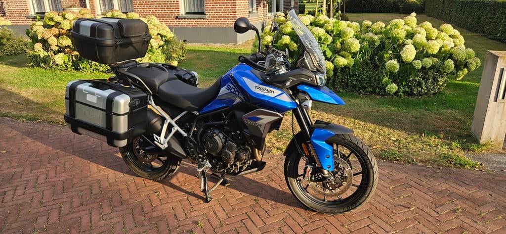 Triumph tiger 900 gt caspian blue oktober 2022, Occasion, LED Verlichting, Motorrijbewijs A, Particulier