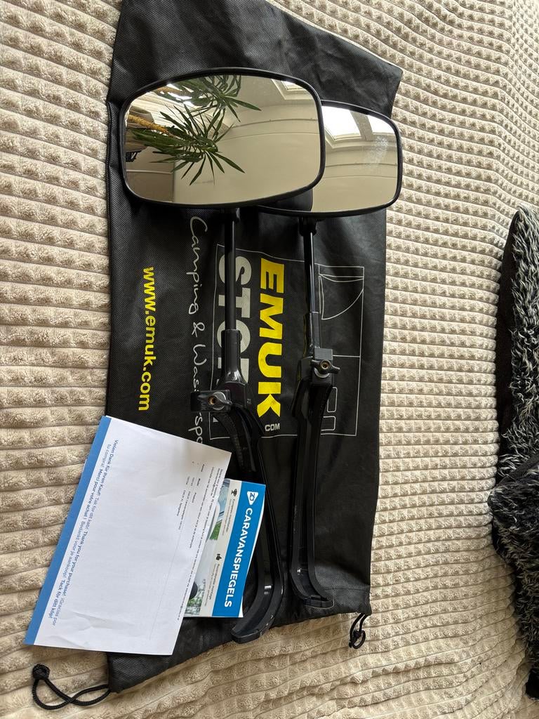 EMUK Caravanspiegels 100143 XL Seat va 2020, Ophalen of Verzenden, Gebruikt