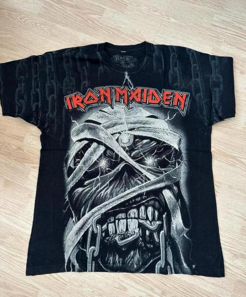 Vintage Iron Maiden shirt, Kleding | Heren, T-shirts, Ophalen of Verzenden, Zo goed als nieuw, Maat 56/58 (XL)