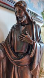 Prachtig beeld Jezus met kinderen en schaapje Gesigneerd, Antiek en Kunst, Ophalen