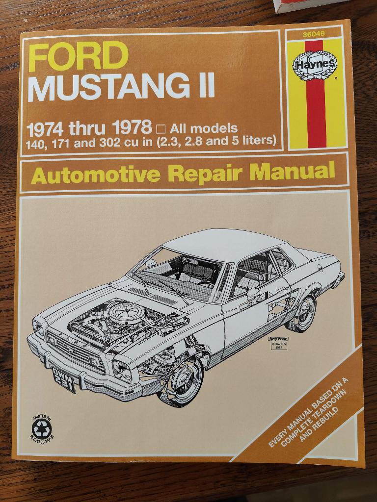Haynes manual Ford Mustang II 74-78 2.3, 2.8 en 5L, Auto diversen, Handleidingen en Instructieboekjes, Verzenden