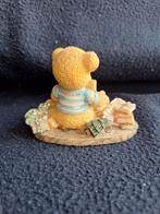 Beeldje Beer met accordeon en boeken, Overige merken, Onbekend, Ophalen of Verzenden, Losse verkoop