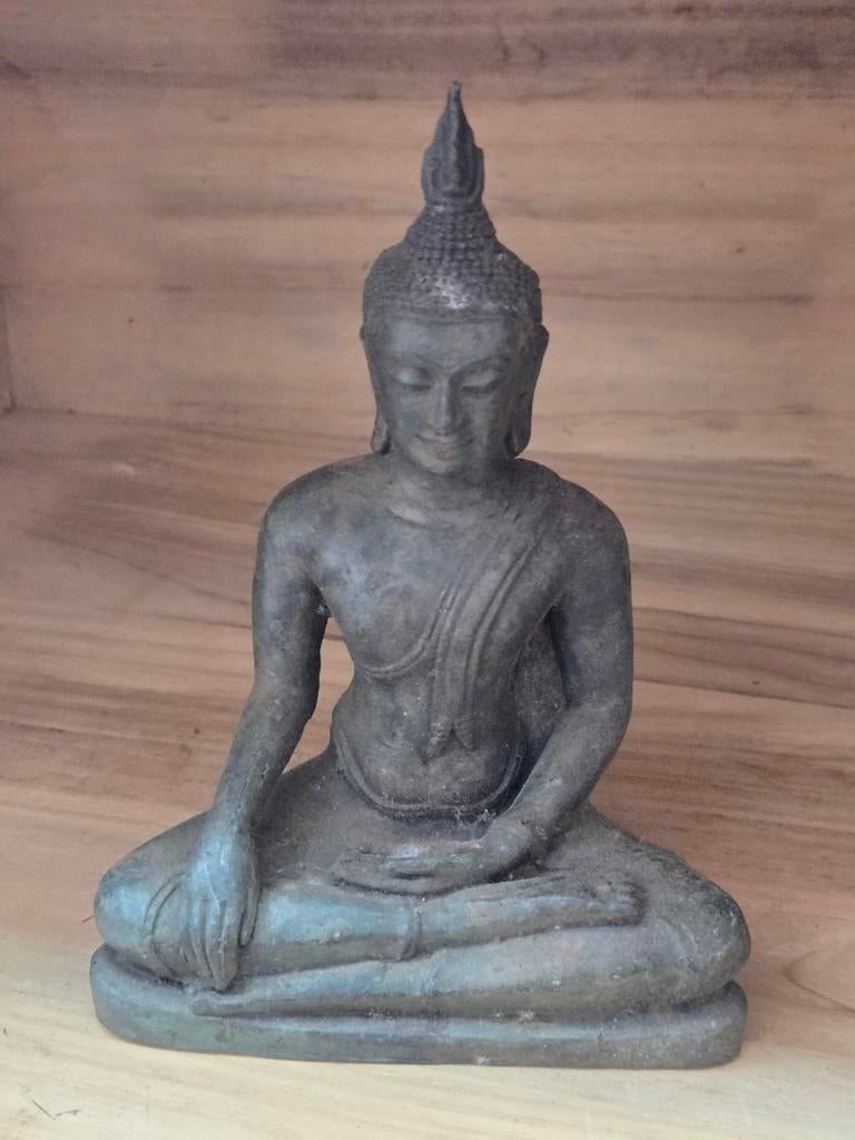 Boeddha beeldje - Mediterende Boeddha - Aziatisch, Antiek en Kunst, Kunst | Beelden en Houtsnijwerken, Minder dan 20 cm, Ophalen of Verzenden