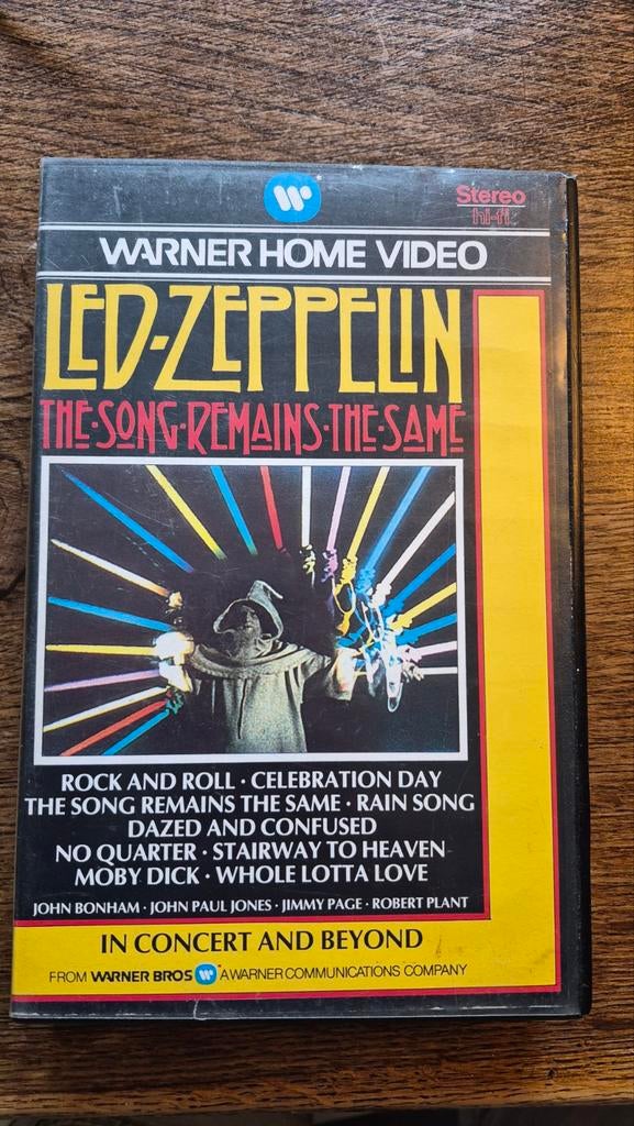 Led Zeppelin - The Song Remains The Same VHS, Ophalen of Verzenden