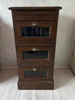 Vintage massief grenen apothekerskastje, Ophalen, Gebruikt, Vintage, 50 tot 100 cm