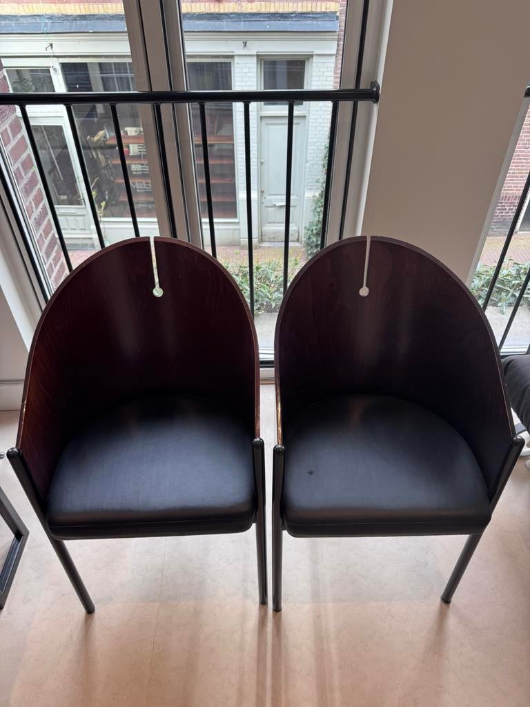2 leuke Starck achtige stoeltjes, Ophalen of Verzenden, Zo goed als nieuw, Twee