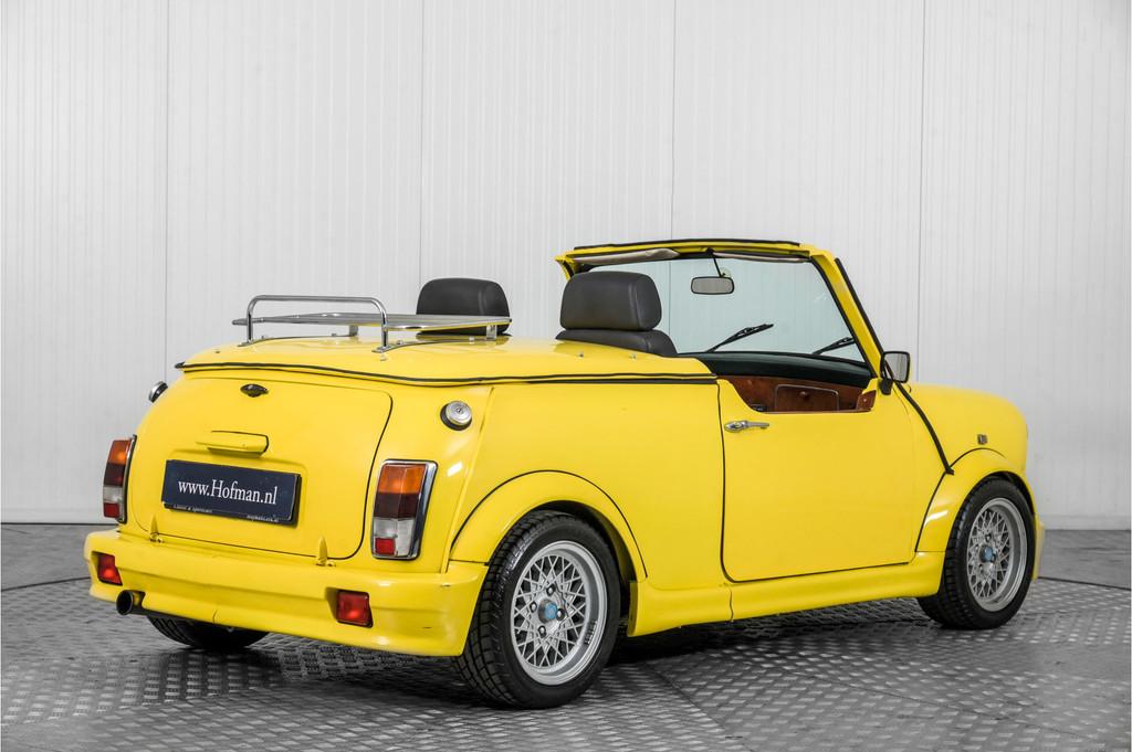 MINI Cabrio two seater . (bj 1976), Auto's, Mini, Cabriolet, Leder, Handgeschakeld, Geïmporteerd