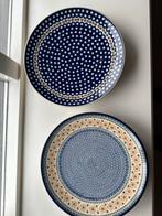 Bunzlau Poolse borden (2 stuks)36 cm, Ophalen, Keramiek, Zo goed als nieuw, Bord(en)