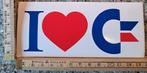 Vintage sticker I ️ Commodore Amiga pc spelcomputer, Ophalen of Verzenden, Zo goed als nieuw, Overige typen