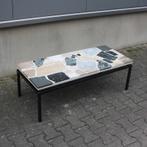 Terrazzo Salontafel 70’er jaren, Huis en Inrichting, Tafels | Salontafels, Ophalen, Gebruikt, 100 tot 150 cm, Overige materialen