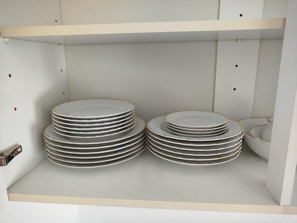 Mitterteich Bavaria Servies - Borden en Schalen, Ophalen, Gebruikt, Effen, Porselein