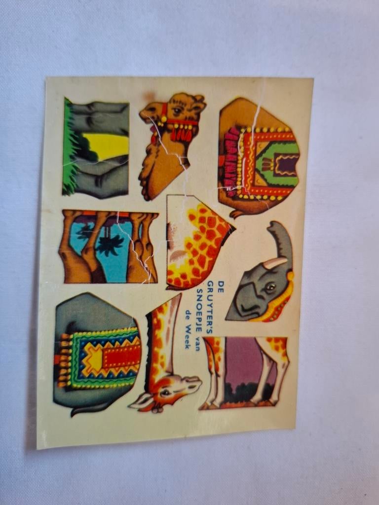 De Gruyter's snoepje van de week afschuifplaatjes, Ophalen of Verzenden, Zo goed als nieuw, Gebruiksvoorwerp