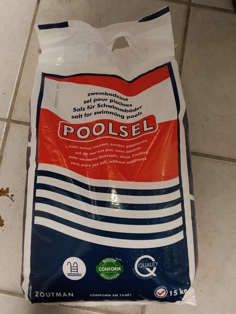 Zout voor Jacuzzi zwembad bubbelbad, Ophalen