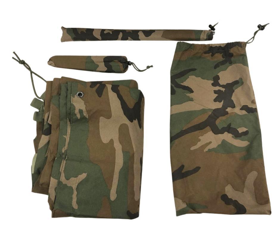 Tarp - Defensie - 2.2 x 2.5 M - Jungle / Amerikaanse camo, Verzamelen, Defensie, Overige typen, Ophalen of Verzenden, Defensie