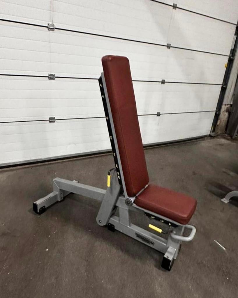 Technogym Pure Strength Adjustable Bench, Sport en Fitness, Ophalen, Gebruikt, Fitnessbank