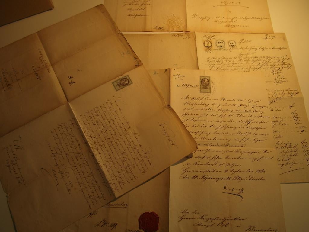 oostenrijk oude documenten, Ophalen, Envelop