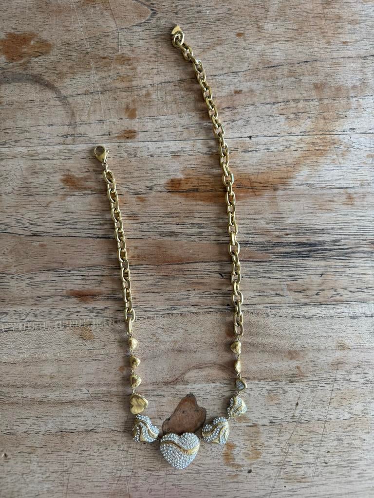 Guess ketting, Ophalen of Verzenden, Zo goed als nieuw, Goud, Overige materialen