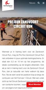 2 kaartjes voor Zandvoort prerun zaterdag 7 maart, Twee personen, Maart