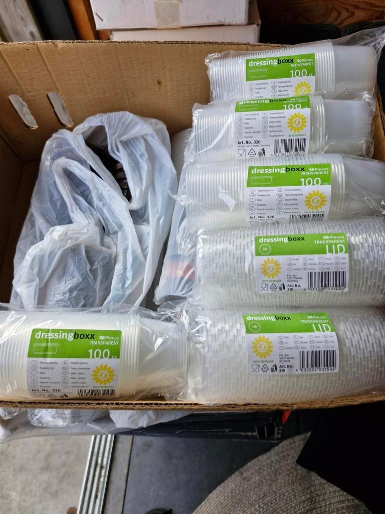 Div sausbakjes plastic messen, Huis en Inrichting, Ophalen