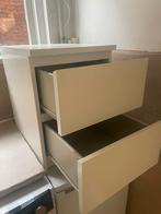 IKEA MALM Ladekast 2 Lades – 40x55 cm – Wit, Ophalen, Overige materialen, Minder dan 50 cm, 1 of 2 laden