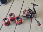 Shimano Aernos 4000FA met extra spoelen, Ophalen of Verzenden, Zo goed als nieuw, Molen