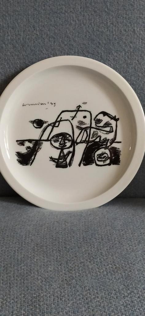 Sierbord Corneille "spelende kinderen '49" Mosa Maastricht, Antiek en Kunst, Antiek | Wandborden en Tegels, Ophalen of Verzenden