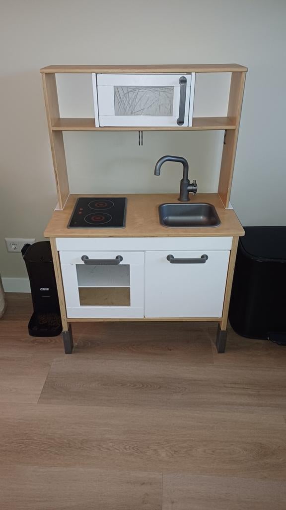 IKEA Duktig Speelkeuken met spoelbak en kookplaat, Ophalen, Gebruikt, Hout, Speelkeuken