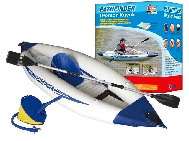 Kayak 1pers. opblaasbaar., Tuin en Terras, Zwembad-toebehoren, Nieuw, Ophalen