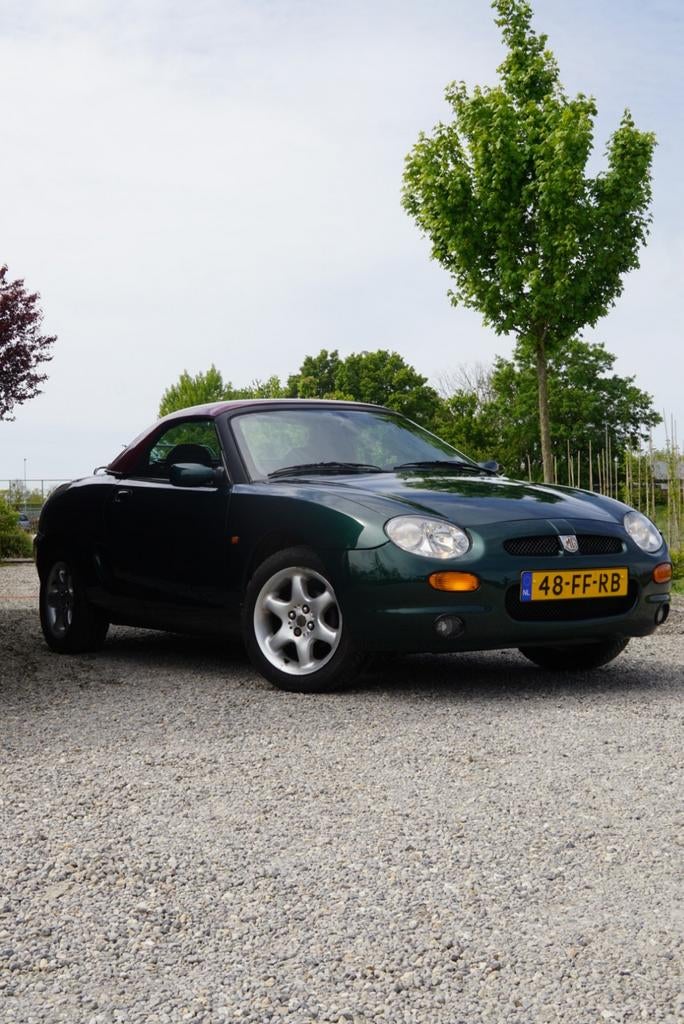 MG F 1.8 – 1996 | Goed onderhouden | Cabrio+Hardtop |, Auto's, MG, Euro 2, Achterwielaandrijving, Zwart, 4 cilinders