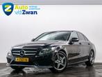 Mercedes-Benz C-klasse 180 Prestige Amg-Pakket/Leer/Navi, Keurmerk '100% Onderhouden', Achterwielaandrijving, Gebruikt, Zwart