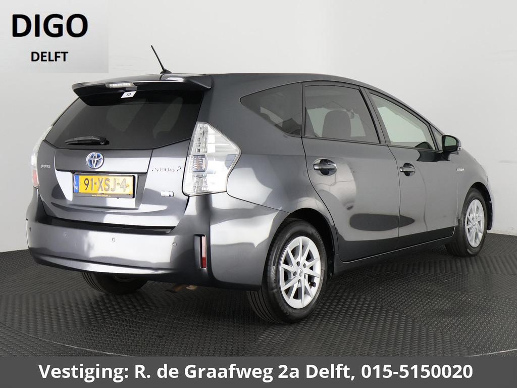 Toyota Prius Wagon 1.8 Aspiration 96g 7-persoons | Navigatie, Auto's, Toyota, Euro 5, Gebruikt, Zwart, 4 cilinders