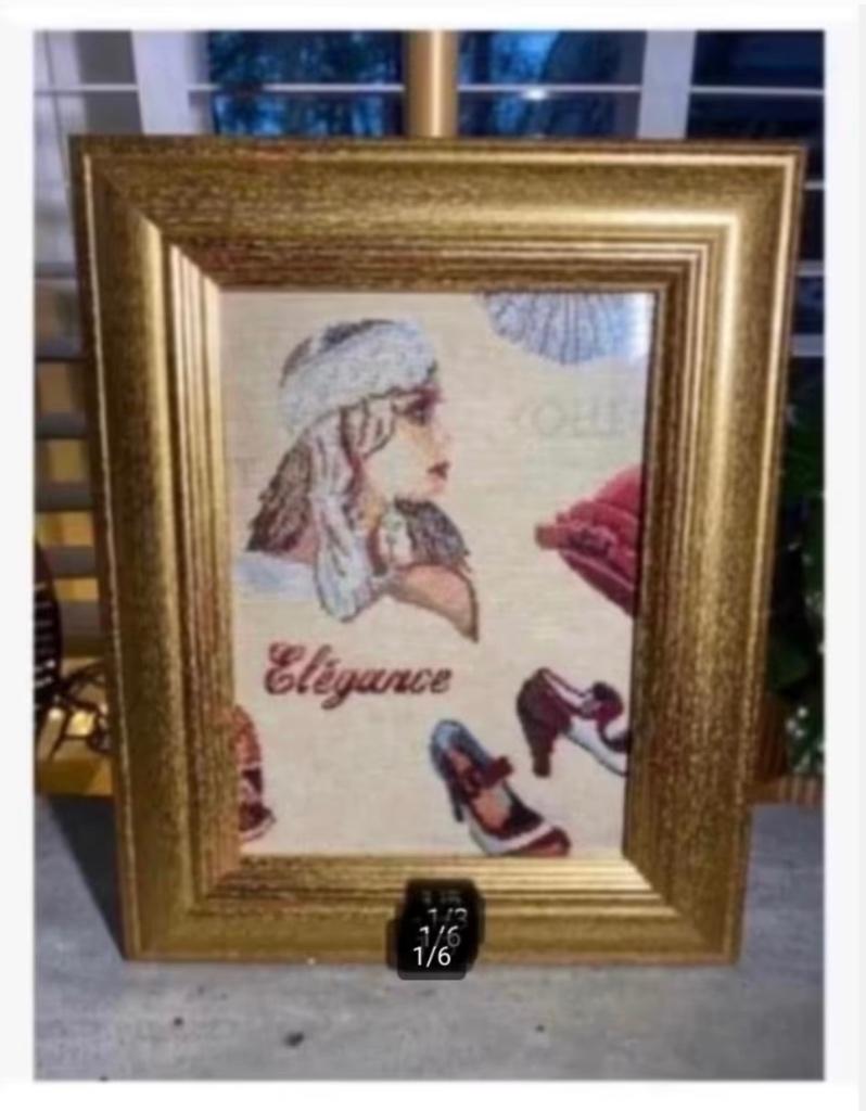 2 x lijst Frans Stof woondecoratie prijs per stuk, Huis en Inrichting, Woonaccessoires | Lijsten, Minder dan 50 cm, Nieuw, Ophalen of Verzenden