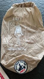 Jott dames jas - beige maat M met capuchon en opbergzakje, Maat 38/40 (M), Beige, Ophalen of Verzenden, Zo goed als nieuw