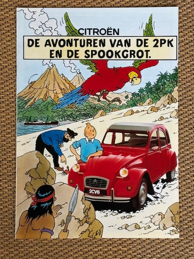 Brochure De Avonturen van de 2PK en de Spookgrot, Verzenden, Auto's