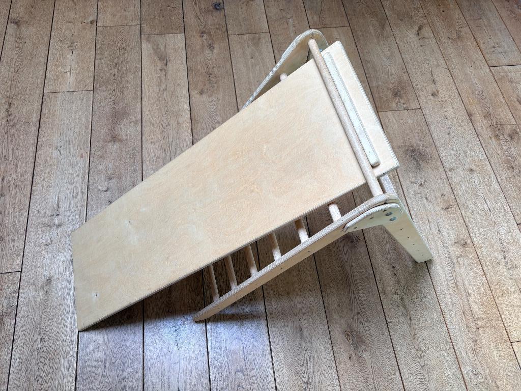 Houten glijbaan/kippenladder/klimrek, Kinderen en Baby's, Speelgoed | Houten speelgoed, Ophalen, Gebruikt, Overige typen