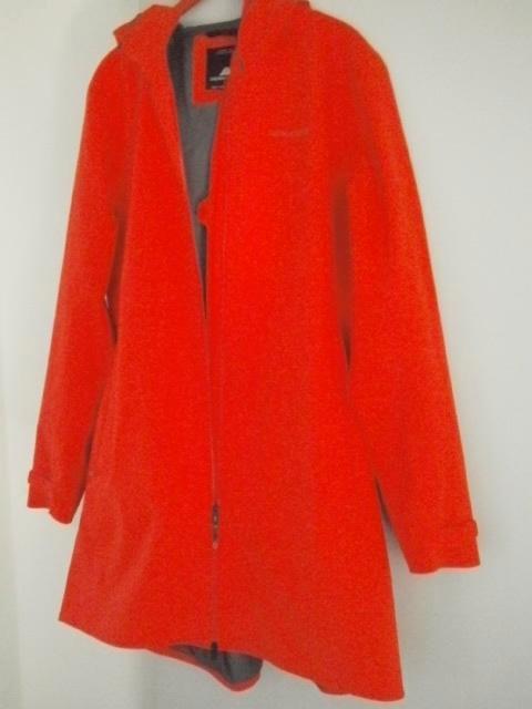 Didriksons regenjas, jas, maat 44-46, Kleding | Dames, Jassen | Zomer, Zo goed als nieuw, Maat 42/44 (L), Rood, Ophalen of Verzenden