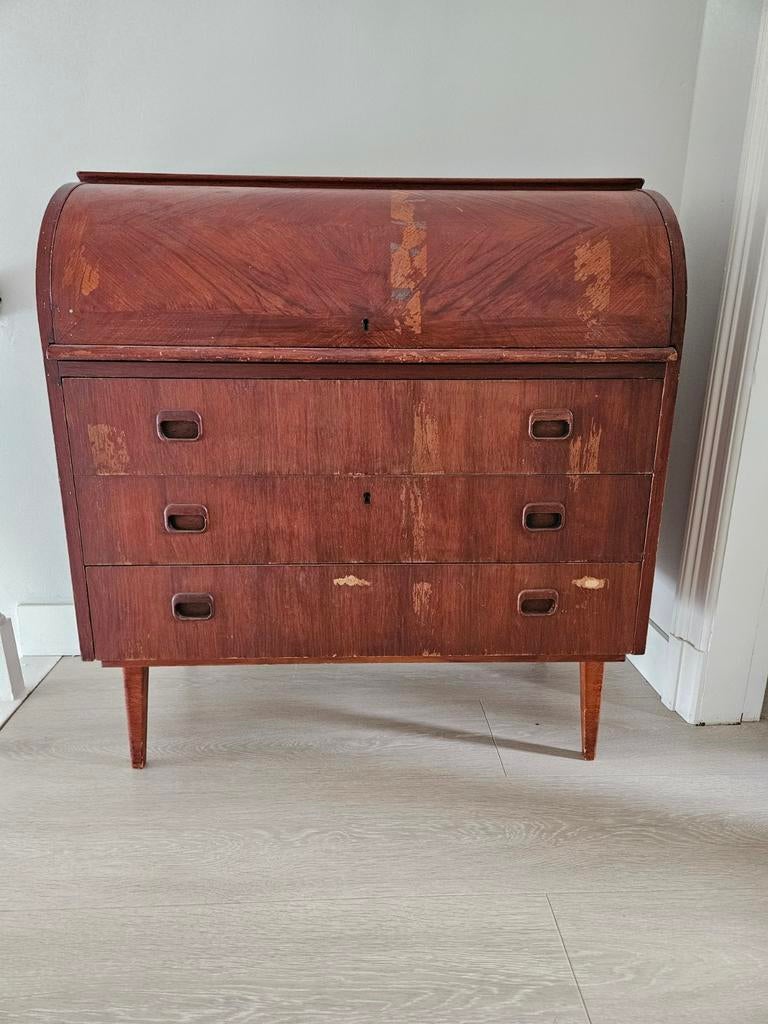 Vintage Zweeds bureau Egon Ostergaard, Huis en Inrichting, Kasten | Secretaires, Ophalen, Gebruikt