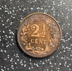 2,1/2 cent munt uit 1880, Ophalen of Verzenden, Koning Willem III