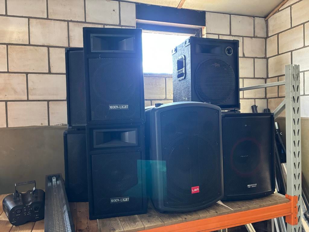 Partij speakers - Moon-Light, LEM, JBSYSTEMS, Overige merken, Gebruikt, Overige typen, Ophalen of Verzenden