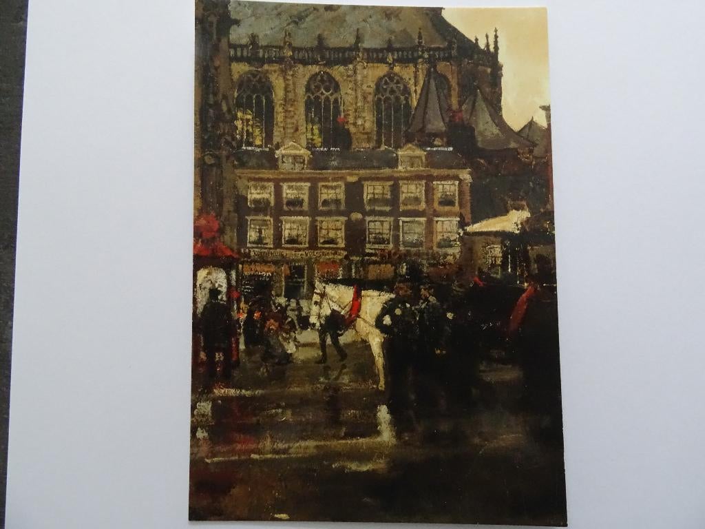 G.H. Breitner (1857-1923) / De Dam / Amsterdam, Ophalen of Verzenden, 1920 tot 1940, Ongelopen, Sterren en Beroemdheden
