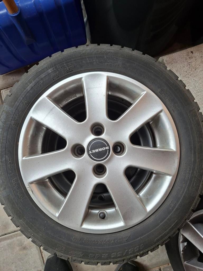 Lichtmetalen Borbet velgen  Fiat Panda, Ophalen of Verzenden