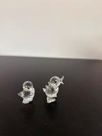 Twee Swarovski eendjes, Verzamelen, Swarovski, Ophalen of Verzenden, Gebruikt, Figuurtje