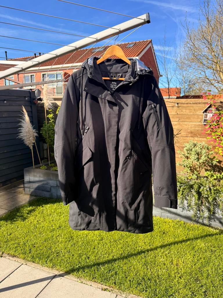 Winddichte winter jas van ANWB - Met prijs kaartje, Ophalen, Nieuw, Maat 38/40 (M), Zwart