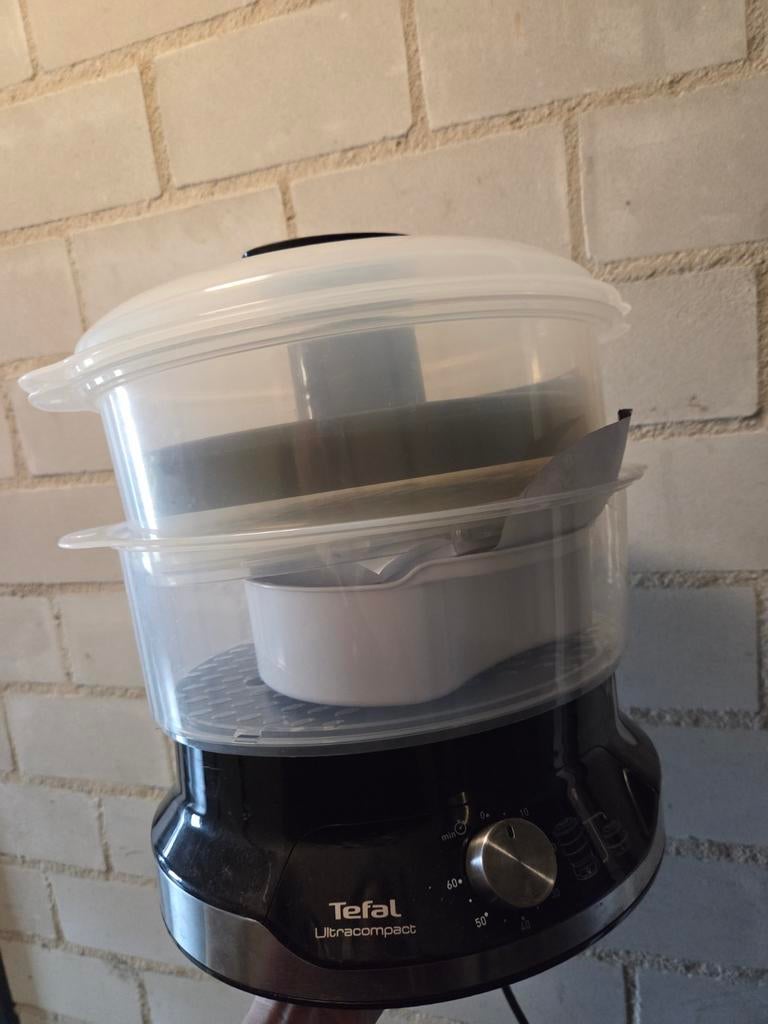 Tefal Ultracompact Stoomkoker - Compleet en weinig gebruikt, Ophalen of Verzenden, Zo goed als nieuw