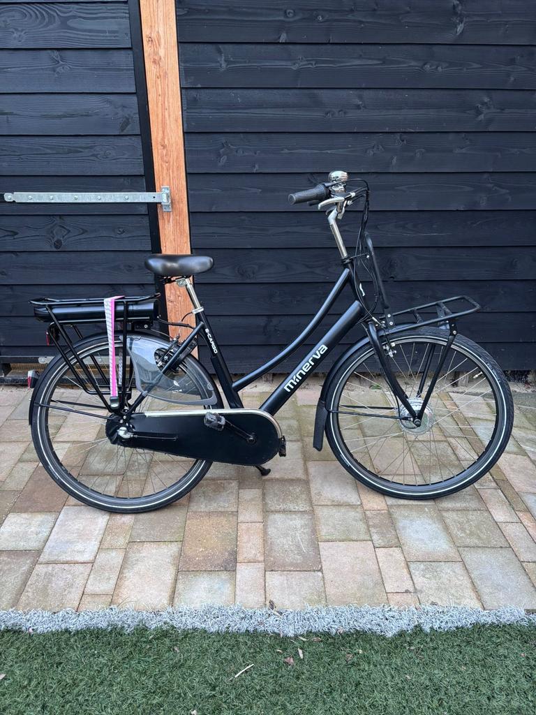 Minerva Elektrische dames stadsfiets, Zo goed als nieuw, 51 tot 55 cm, 50 km per accu of meer, Ophalen
