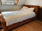 Comfortabele boxspring met matras - Eastborn Cantate, Huis en Inrichting, Ophalen, Gebruikt, Bruin, Tweepersoons